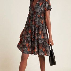 ANTHROPOLOGIE Maeve Tania Tiered Tunic Dress (like new)